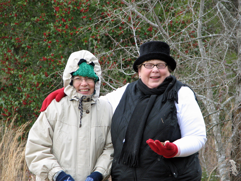 Gloria and Brenda Preston.